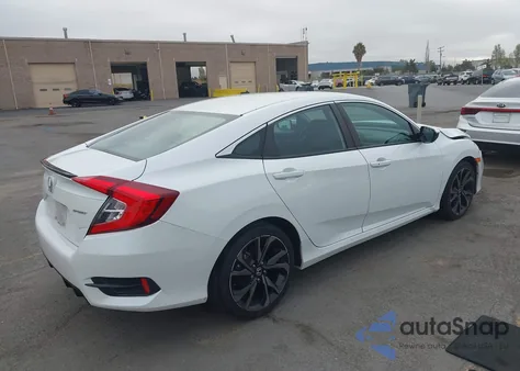 2020 Honda Civic Sport из США, поврежденный, VIN 2HGFC2F89LH534609